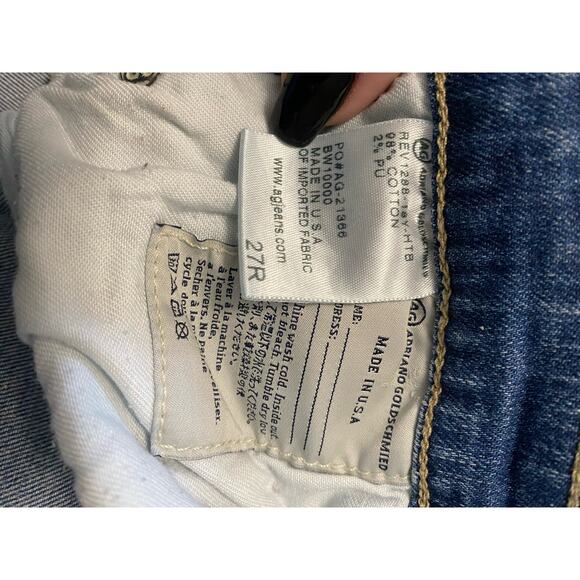 AG Adriano Goldschmied jeans legging super skinny size 27R - Picture 7 of 7